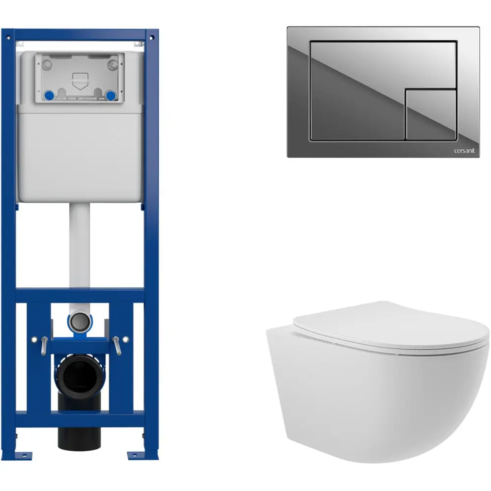Фото Комплект инсталляция с унитазом Cersanit S-IN-MZ-LINK_PRO64108O0120 цвет белый Фото Комплект инсталляция с унитазом Cersanit S-IN-MZ-LINK_PRO64108O0120 цвет белый
