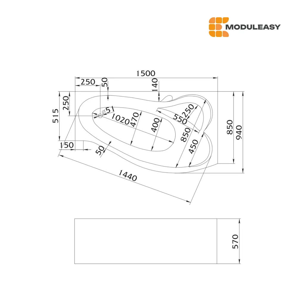 Фото 2 Фронтальная панель Modulesy HAZEL 150 L 02хэй1590л цвет белый Фото 2 Фронтальная панель Modulesy HAZEL 150 L 02хэй1590л цвет белый
