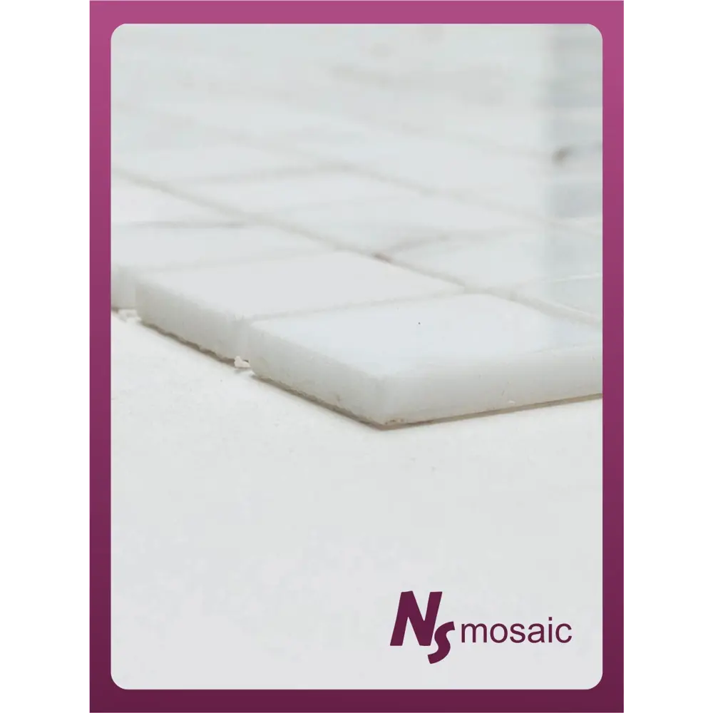 Фото 4 Декоративная мозаика Nsmosaic К-733 NS05ST0034nsk 29.8x29.8см цвет Белый Фото 4 Декоративная мозаика Nsmosaic К-733 NS05ST0034nsk 29.8x29.8см цвет Белый