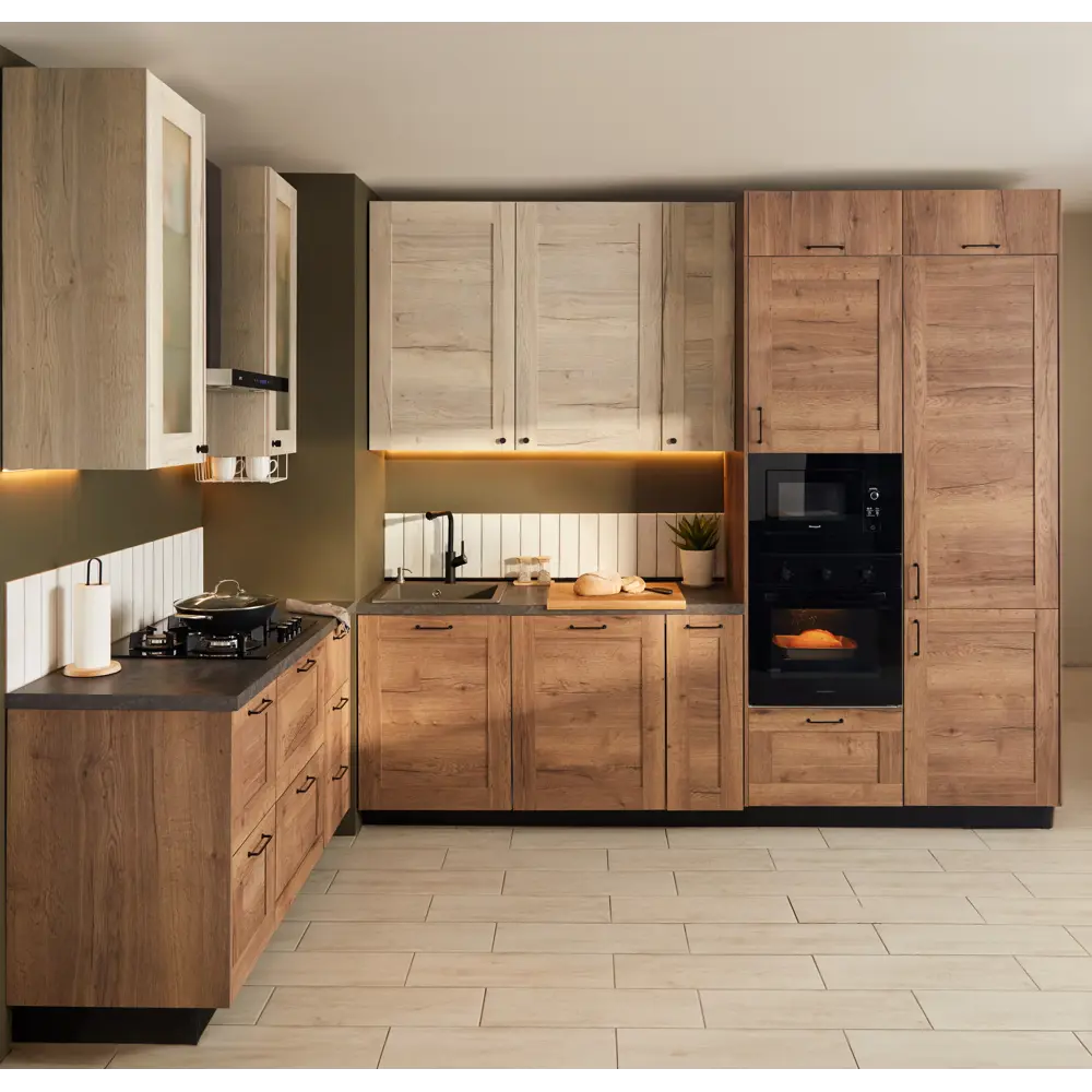 Фото 13 Фасад кухонного шкафа Рошаль 39.7x76.5 см KONSENSA ЛДСП цвет темное дерево Фото 13 Фасад кухонного шкафа Рошаль 39.7x76.5 см KONSENSA ЛДСП цвет темное дерево