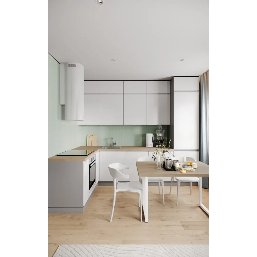 Фото 5 Фасад кухонного шкафа Токио 59.7x12.5 см KONSENSA ЛДСП цвет белый Фото 5 Фасад кухонного шкафа Токио 59.7x12.5 см KONSENSA ЛДСП цвет белый