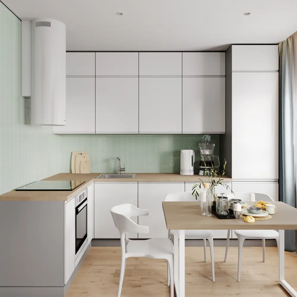 Фото 9 Фальшпанель для кухонного шкафа Токио 58x138 см KONSENSA МДФ цвет белый Фото 9 Фальшпанель для кухонного шкафа Токио 58x138 см KONSENSA МДФ цвет белый