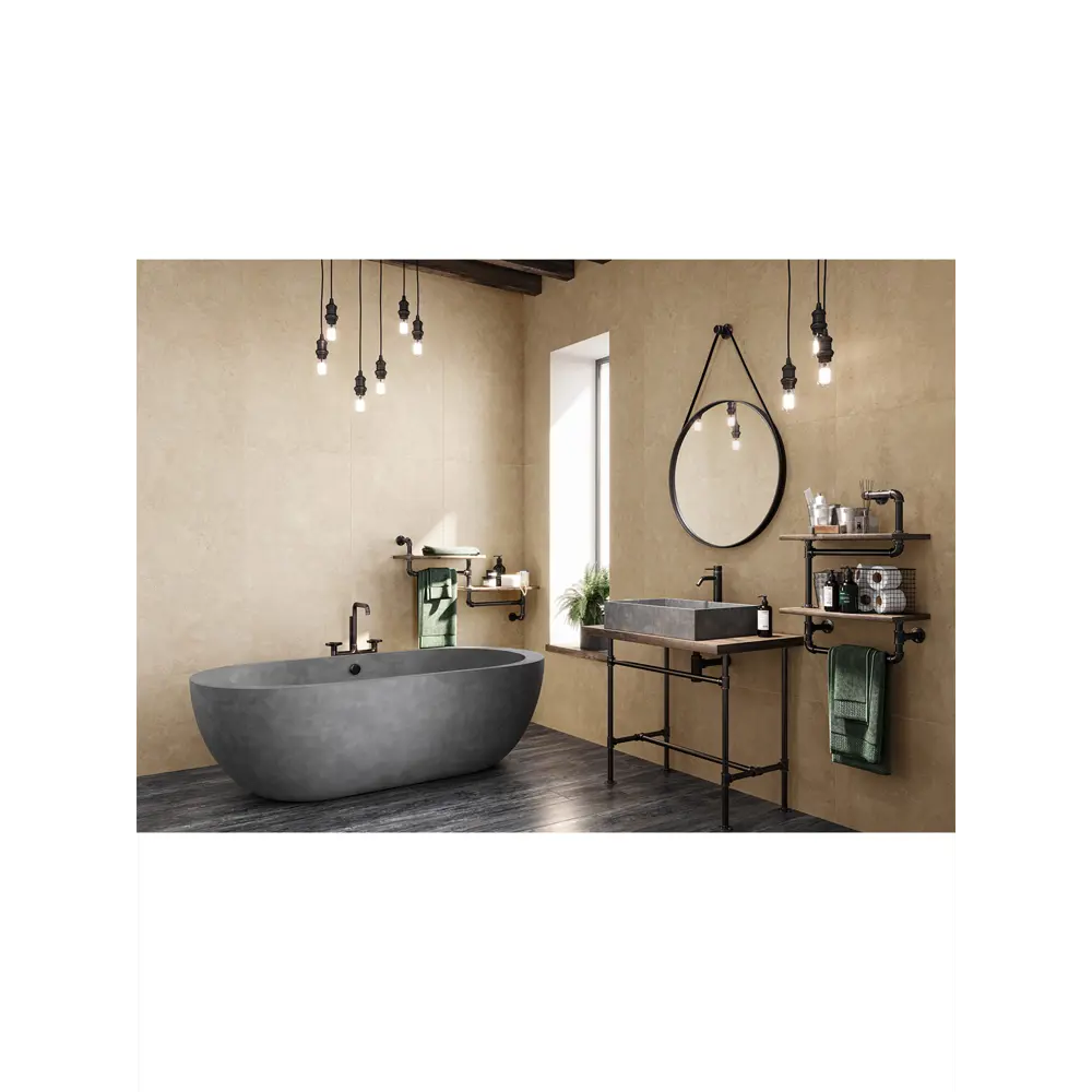 Фото 2 Керамогранит Alma ceramica Sharp GFU60120SHP40R 60x120см цвет бежевый Фото 2 Керамогранит Alma ceramica Sharp GFU60120SHP40R 60x120см цвет бежевый