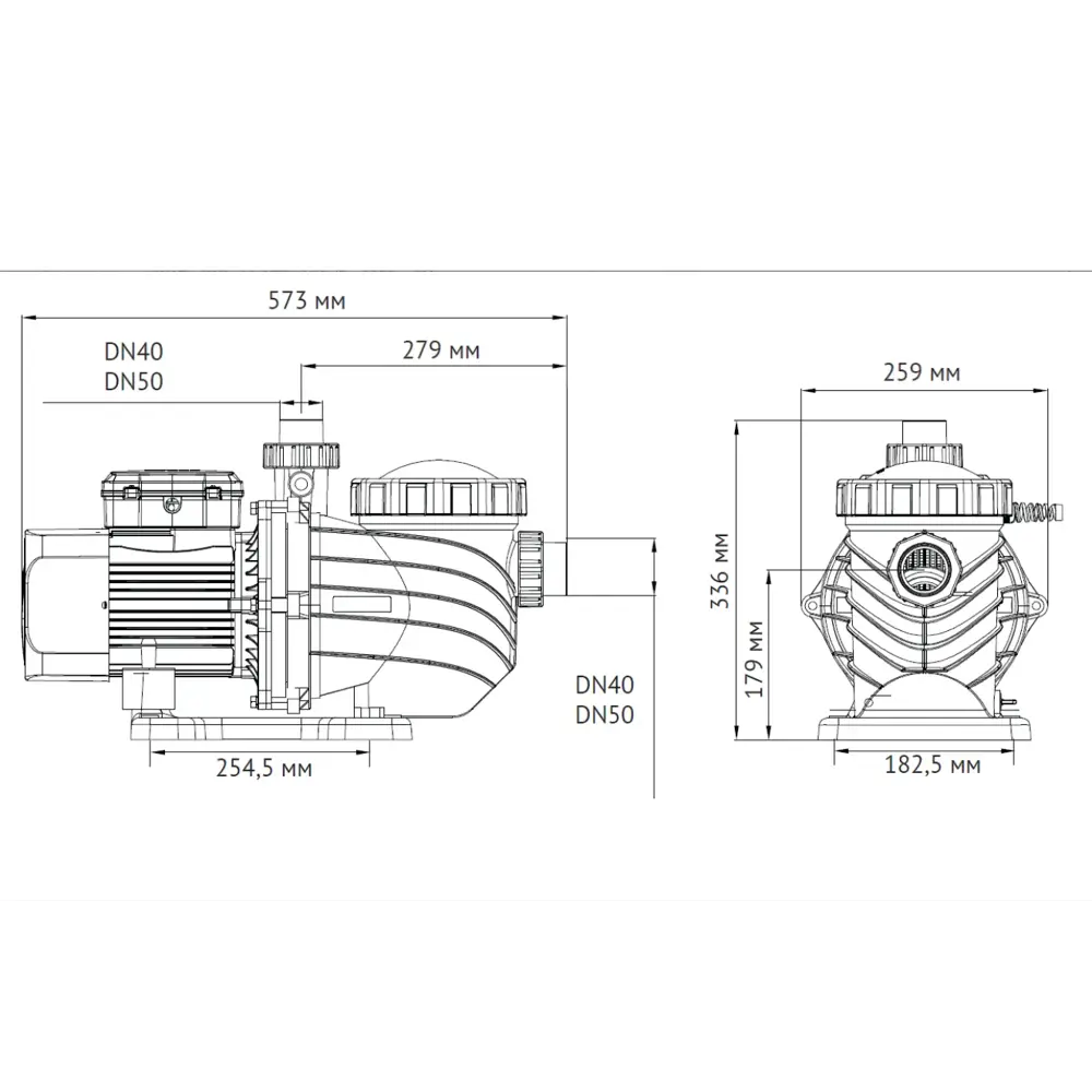Фото 4 Насос для бассейна Unipump Jet Pool Spp 1800 пластик 30000 л/ч Фото 4 Насос для бассейна Unipump Jet Pool Spp 1800 пластик 30000 л/ч