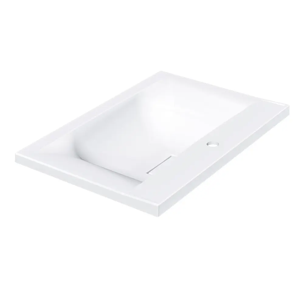 Фото 4 Тумба с раковиной из искусственного камня Mia подвесная G.White White 60см цвет G.White Фото 4 Тумба с раковиной из искусственного камня Mia подвесная G.White White 60см цвет G.White