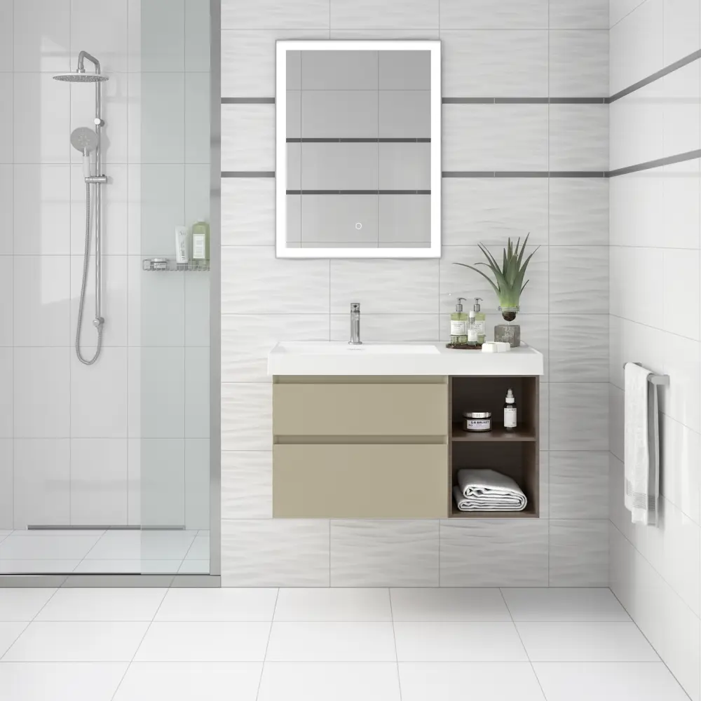 Фото 6 Плитка настенная Kreaforta Вега 25x40 см 1.1 м² глянцевая цвет белый Фото 6 Плитка настенная Kreaforta Вега 25x40 см 1.1 м² глянцевая цвет белый