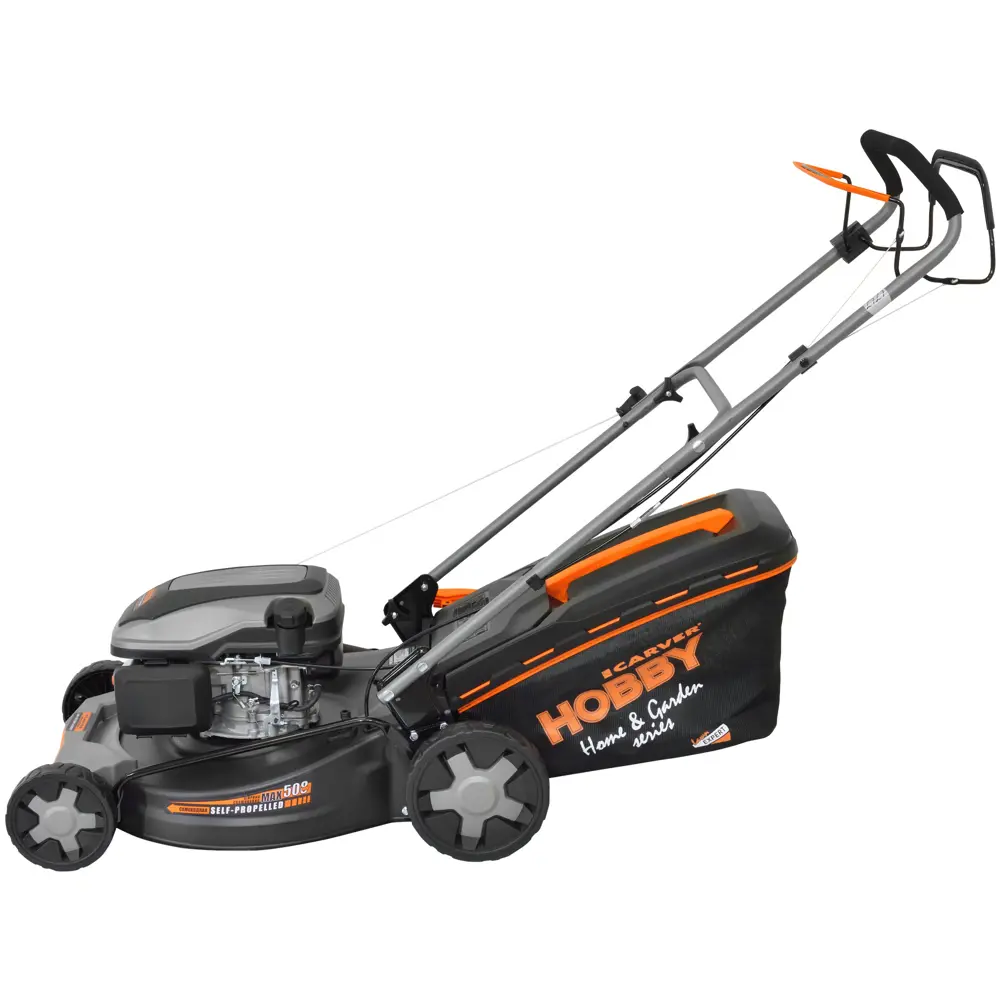 Фото 3 Газонокосилка бензиновая самоходная Carver LMG-2951DMS Hobby 3.9 л.с. 51 см Фото 3 Газонокосилка бензиновая самоходная Carver LMG-2951DMS Hobby 3.9 л.с. 51 см