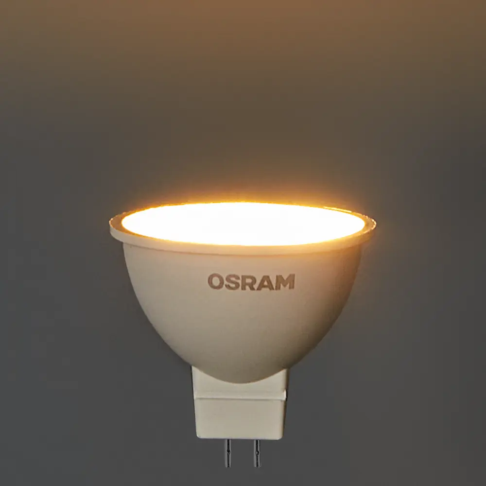 Фото 3 Лампа светодиодная Osram GU5.3 5 Вт теплый белый свет Фото 3 Лампа светодиодная Osram GU5.3 5 Вт теплый белый свет