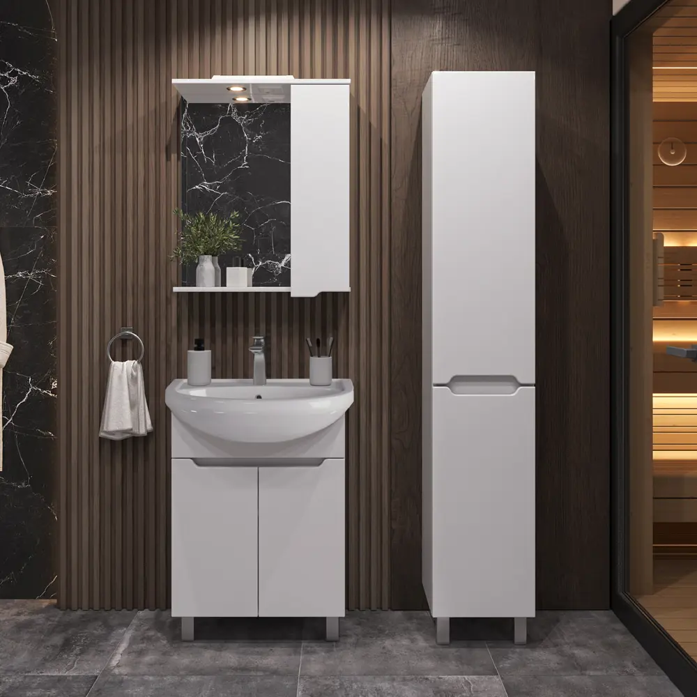 Фото 4 Тумба напольная SANSTAR Лайн 359.1-1.4.1.КЭЛЕ 52см, с раковиной Фото 4 Тумба напольная SANSTAR Лайн 359.1-1.4.1.КЭЛЕ 52см, с раковиной