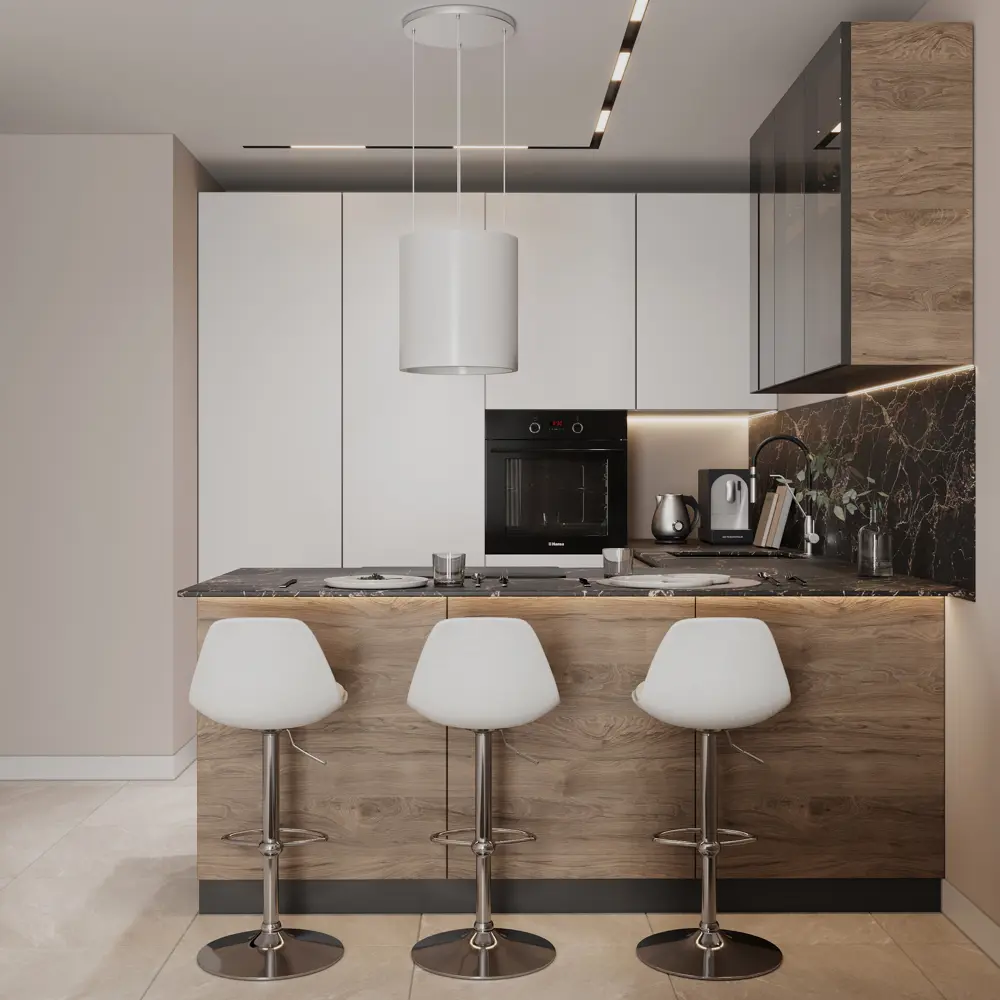 Фото 15 Фасад кухонного шкафа Токио 39.7x102.1 см KONSENSA ЛДСП цвет темное дерево Фото 15 Фасад кухонного шкафа Токио 39.7x102.1 см KONSENSA ЛДСП цвет темное дерево