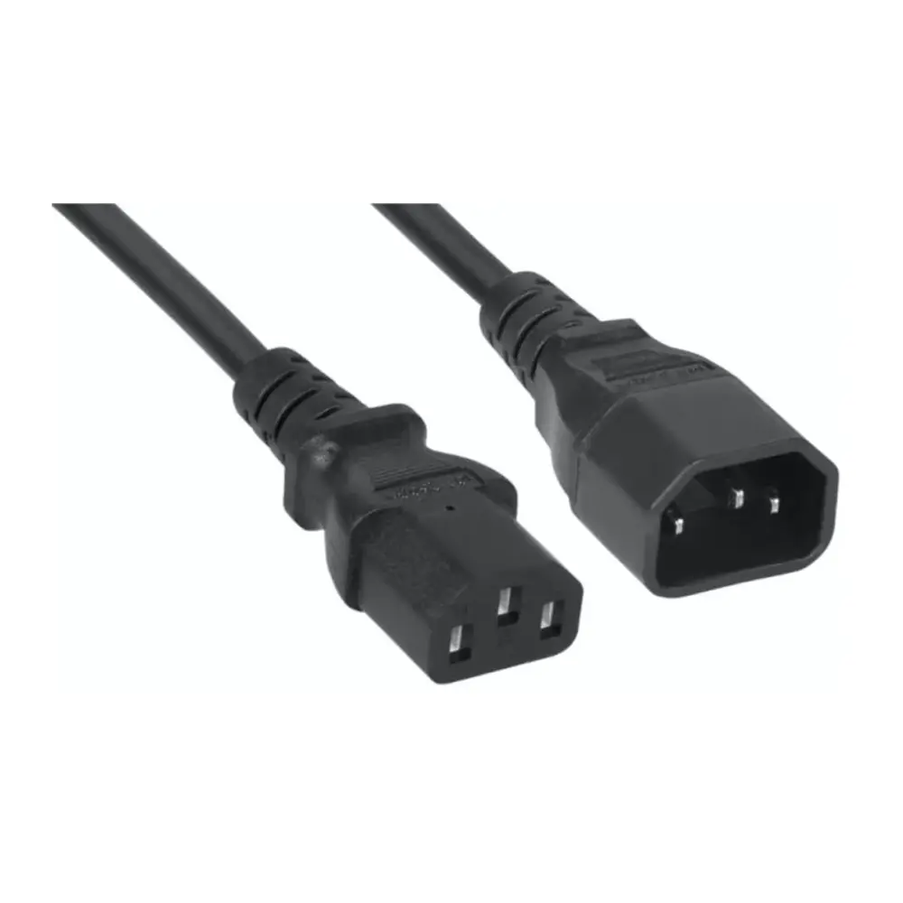 Фото Комплект кабелей Filum FL-PC-C13/C14-C1-1.0-BK ПВС-АП 3x1 1 м 10 A цвет черный 5 шт. Фото Комплект кабелей Filum FL-PC-C13/C14-C1-1.0-BK ПВС-АП 3x1 1 м 10 A цвет черный 5 шт.