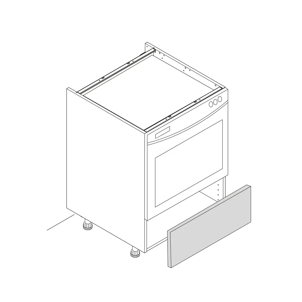 Фото 20 Фасад кухонного шкафа Ньюпорт 44.7x16.7 см KONSENSA МДФ цвет белый Фото 20 Фасад кухонного шкафа Ньюпорт 44.7x16.7 см KONSENSA МДФ цвет белый