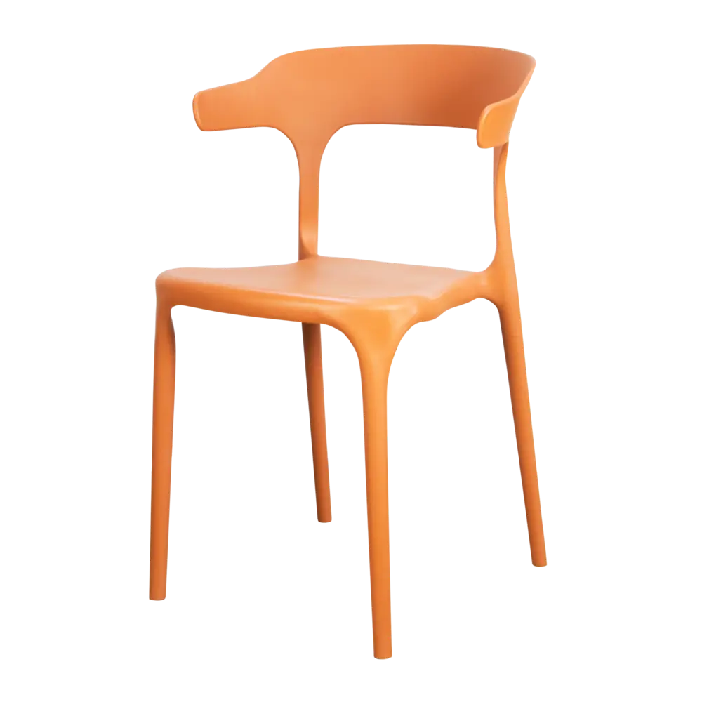 Фото 2 Кухонный стул Treet Roero 48x74x46.5 см каркас пластик спинка полипропилен цвет терракотовый Фото 2 Кухонный стул Treet Roero 48x74x46.5 см каркас пластик спинка полипропилен цвет терракотовый
