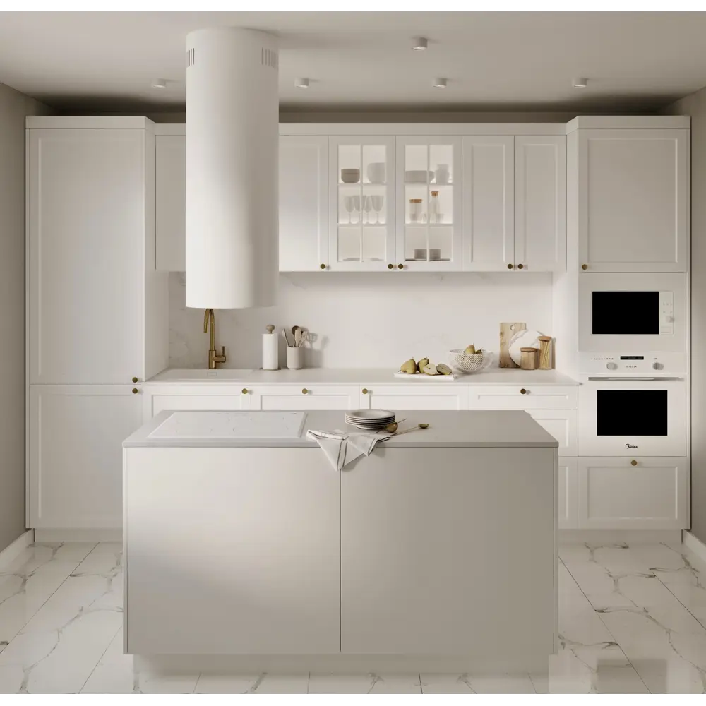 Фото 7 Фасад кухонного шкафа Ньюпорт 29.7x76.5 см KONSENSA МДФ цвет белый Фото 7 Фасад кухонного шкафа Ньюпорт 29.7x76.5 см KONSENSA МДФ цвет белый