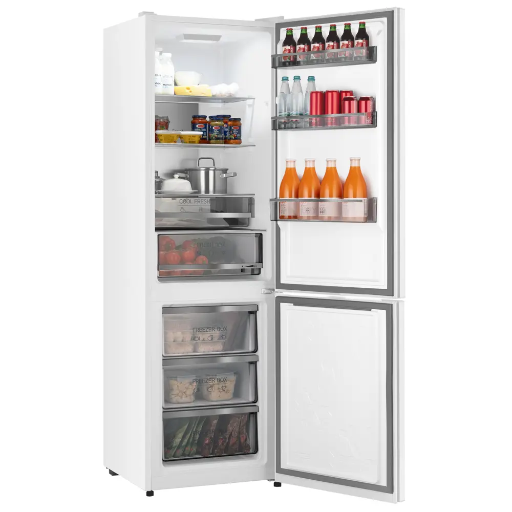 Фото 6 Холодильник Weissgauff 437280 59.5x193.5 см цвет белый