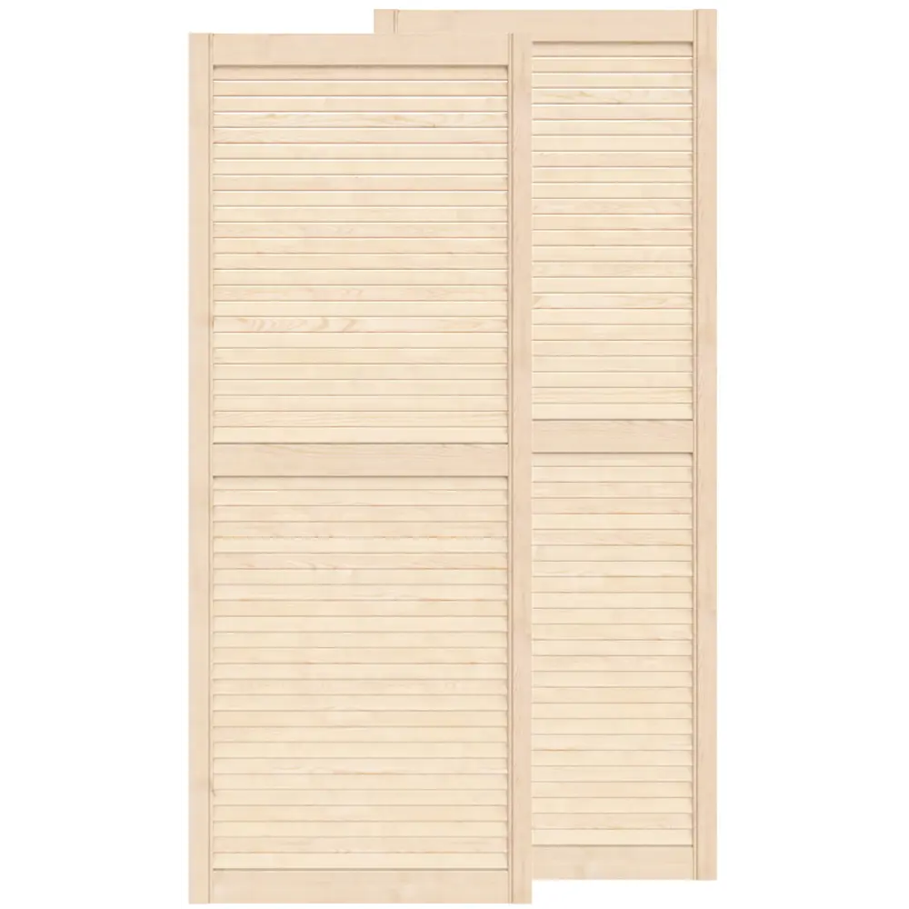 Фото Двери жалюзийные деревянные Timber&Style 1315х594х19мм сосна Экстра 2шт Фото Двери жалюзийные деревянные Timber&Style 1315х594х19мм сосна Экстра 2шт