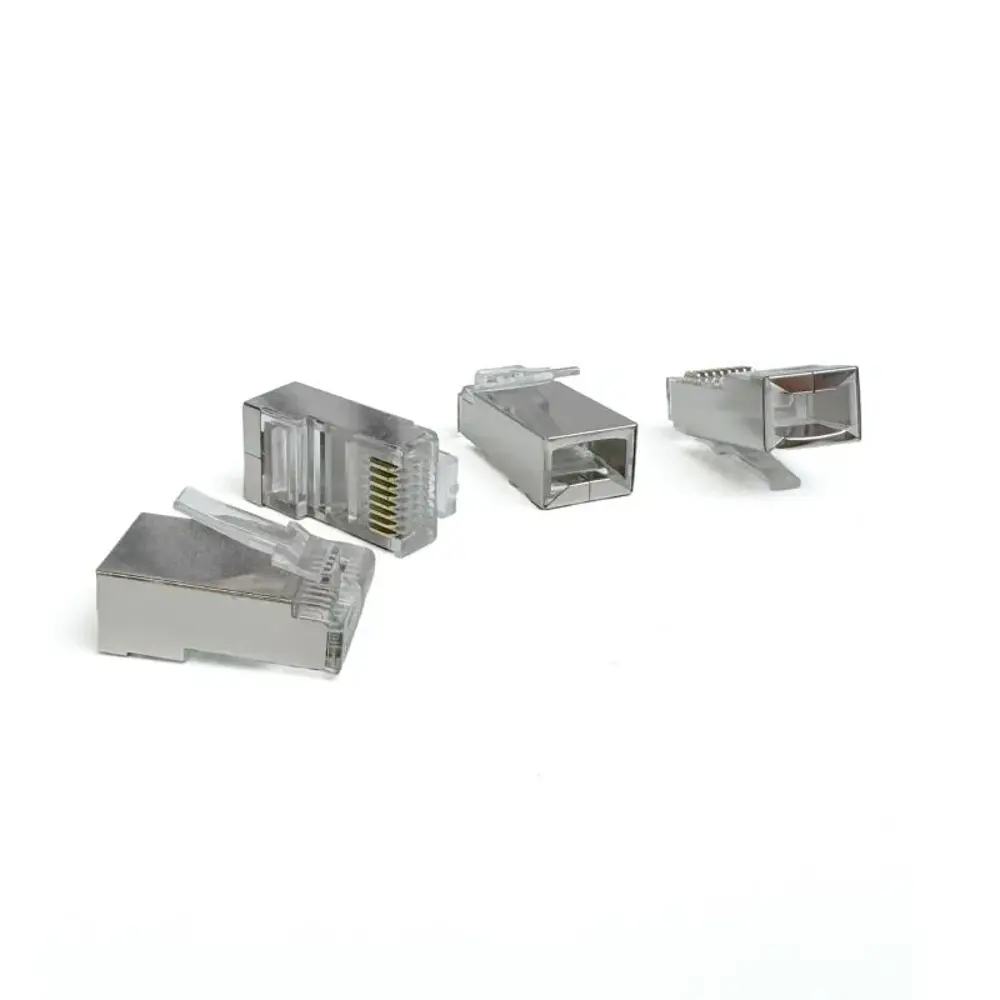 Фото Коннектор Filum FL-PG8033-C5E RJ45 Cat 65e STP 100 шт. Фото Коннектор Filum FL-PG8033-C5E RJ45 Cat 65e STP 100 шт.