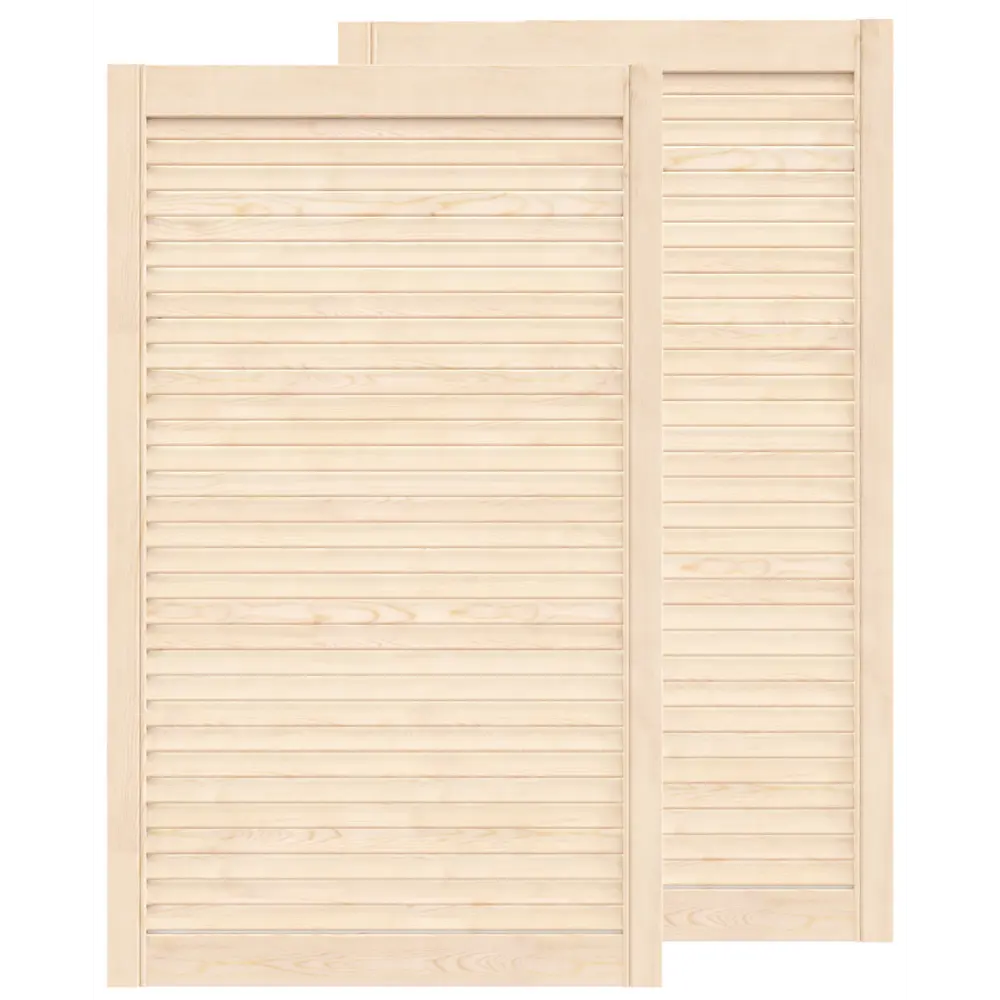 Фото Двери жалюзийные деревянные Timber&Style 985х544х20мм сосна Экстра 2шт Фото Двери жалюзийные деревянные Timber&Style 985х544х20мм сосна Экстра 2шт