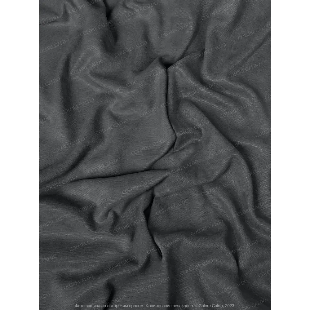 Фото 8 Комплект штор на шторной ленте блэкаут Colore Caldo 6054/Графит, 300x500 см Фото 8 Комплект штор на шторной ленте блэкаут Colore Caldo 6054/Графит, 300x500 см