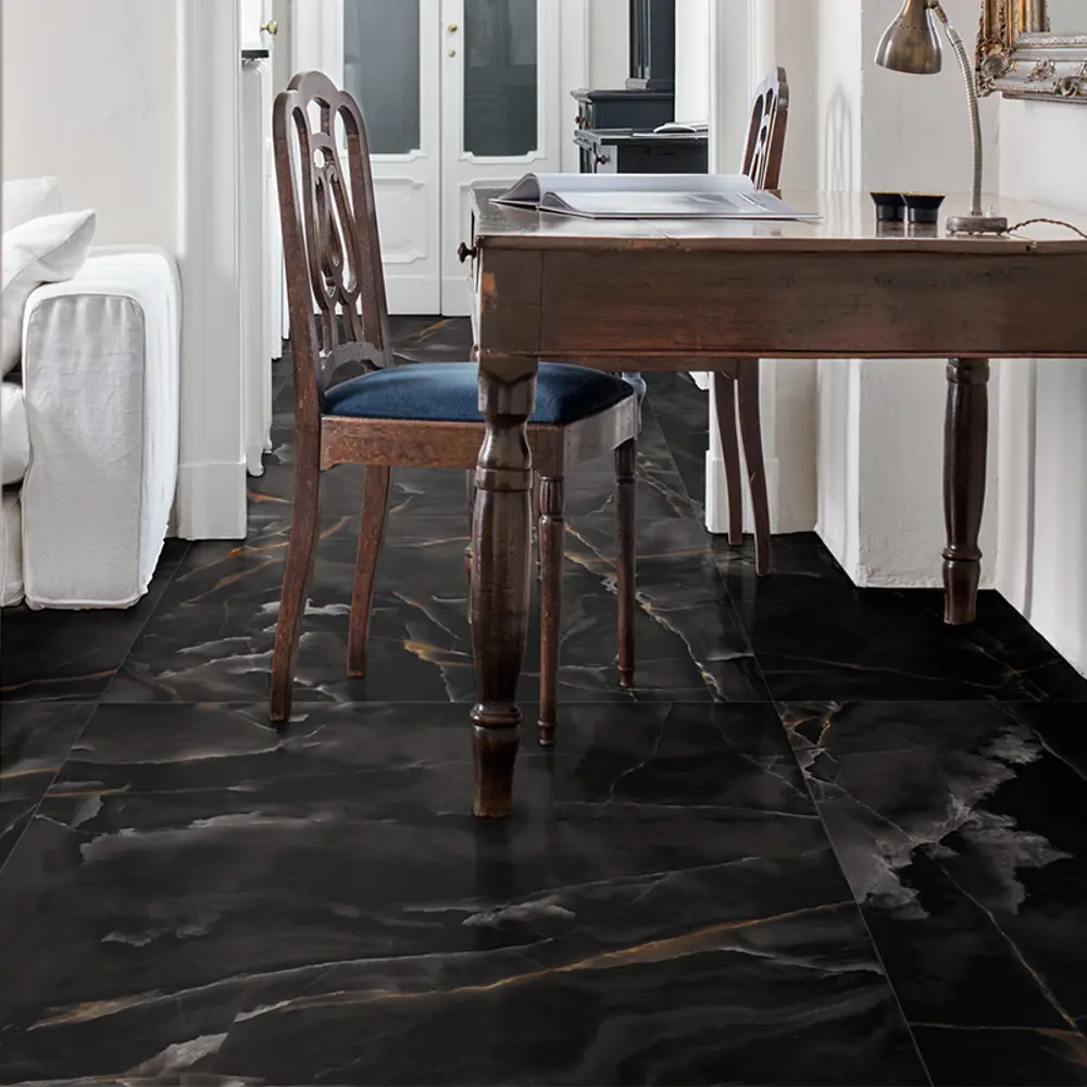 Фото 2 Керамогранит Marazzi italy Allmarble MEX7 60x120см цвет черный Фото 2 Керамогранит Marazzi italy Allmarble MEX7 60x120см цвет черный