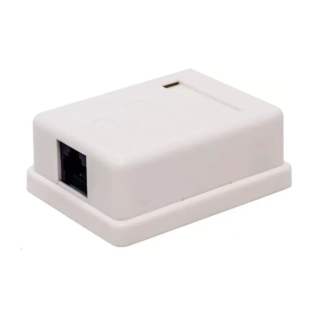Фото 2 Розетка компьютерная накладная Filum Krone FL-NA-SOCKET5E-1 RJ45 Cat 5E цвет белый Фото 2 Розетка компьютерная накладная Filum Krone FL-NA-SOCKET5E-1 RJ45 Cat 5E цвет белый
