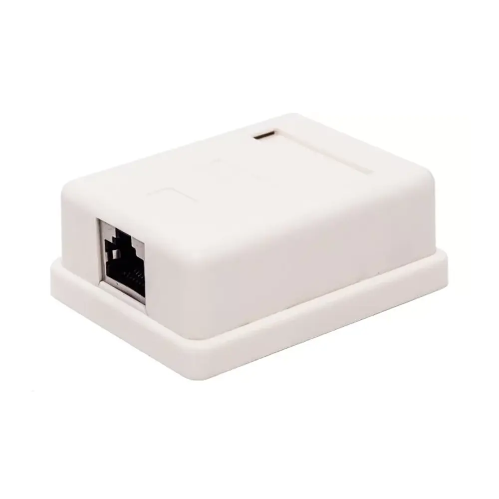 Фото Розетка компьютерная накладная Filum Krone FL-NA-SOCKET5E-3 RJ45 Cat 5E цвет белый Фото Розетка компьютерная накладная Filum Krone FL-NA-SOCKET5E-3 RJ45 Cat 5E цвет белый