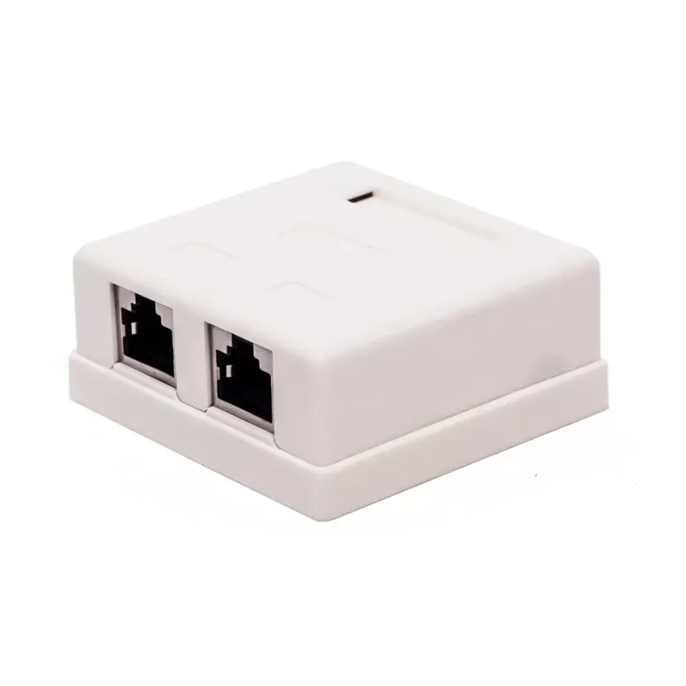 Фото 2 Розетка компьютерная накладная Filum Krone FL-NA-SOCKET5E-4 RJ45 Cat 5E цвет белый Фото 2 Розетка компьютерная накладная Filum Krone FL-NA-SOCKET5E-4 RJ45 Cat 5E цвет белый