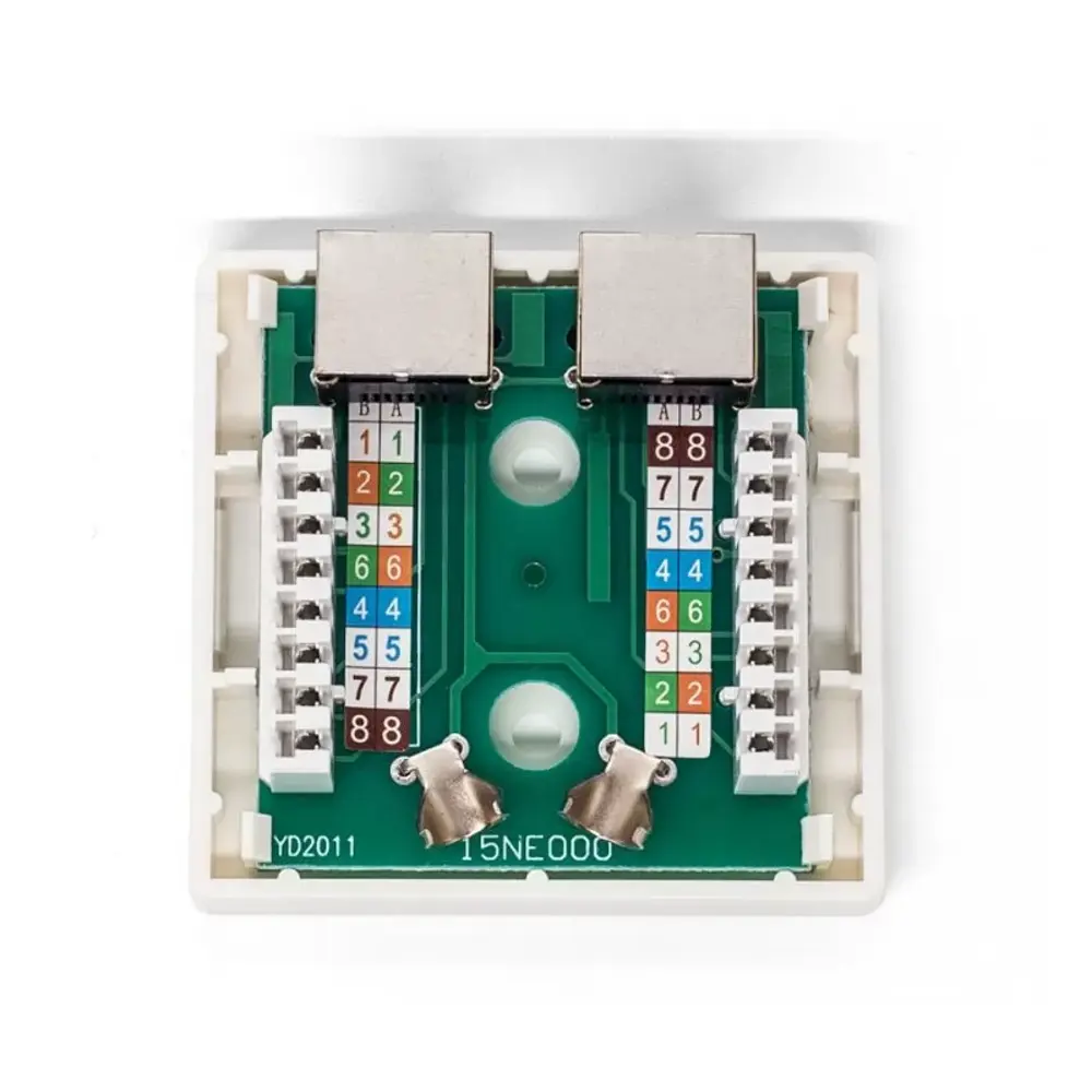 Фото Розетка компьютерная накладная Filum Krone FL-NA-SOCKET5E-4 RJ45 Cat 5E цвет белый Фото Розетка компьютерная накладная Filum Krone FL-NA-SOCKET5E-4 RJ45 Cat 5E цвет белый