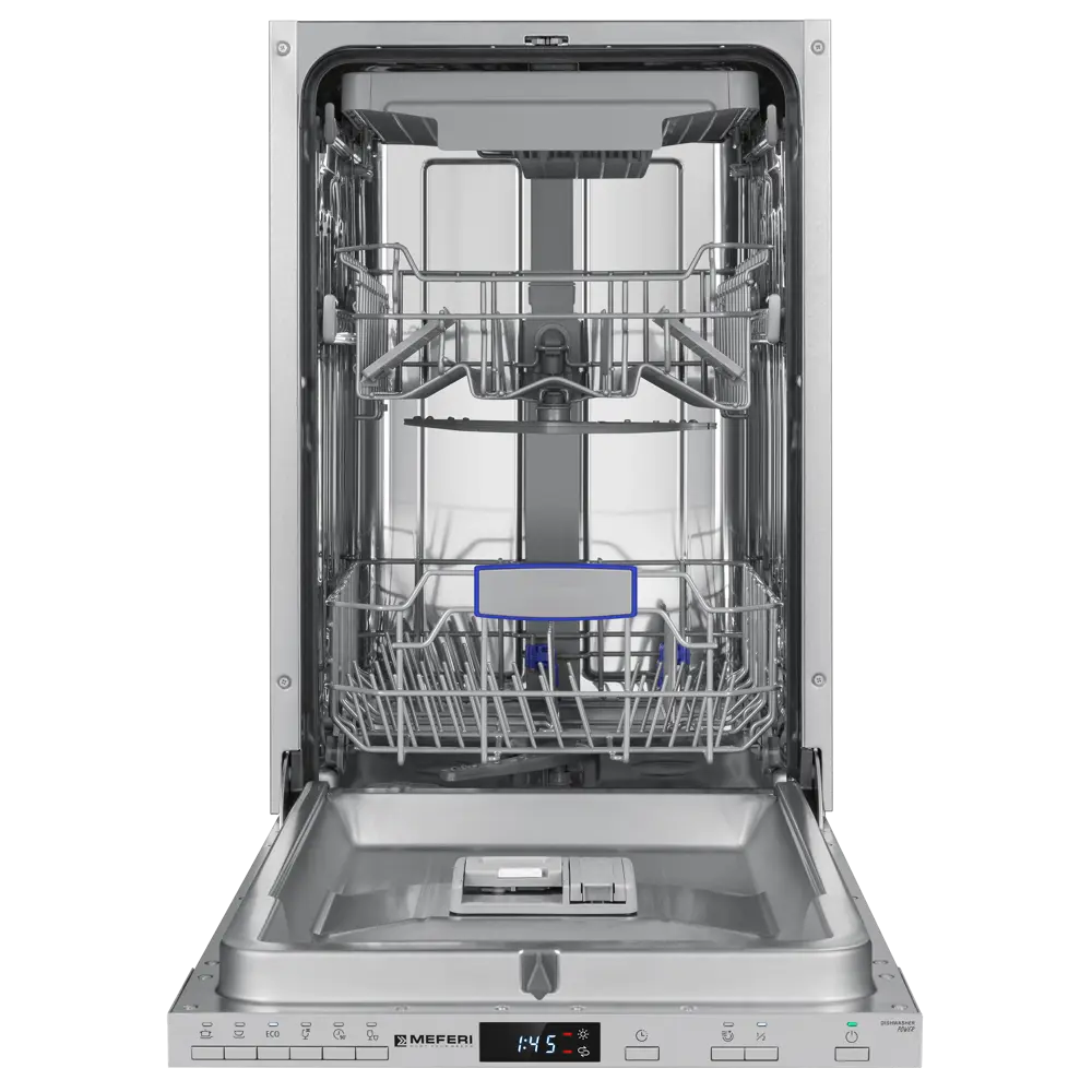 Фото 9 Встраиваемая посудомоечная машина Meferi MDW4563 POWER 45 см 6 программ цвет серый Фото 9 Встраиваемая посудомоечная машина Meferi MDW4563 POWER 45 см 6 программ цвет серый