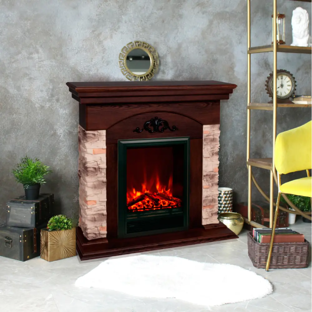 Фото 3 Каминокомплект Realflame Rockwood STD NT-F316 с очагом Eugene 750Вт античный дуб Фото 3 Каминокомплект Realflame Rockwood STD NT-F316 с очагом Eugene 750Вт античный дуб