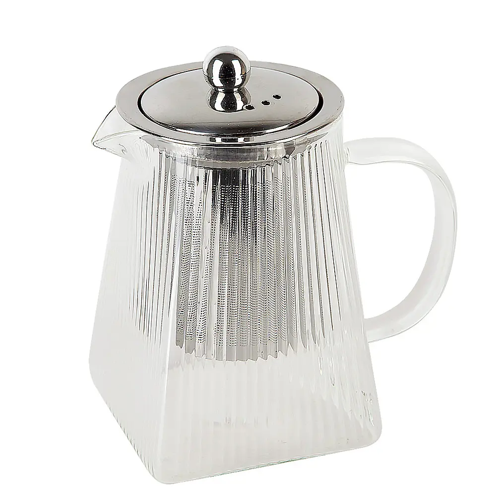 Фото 2 Чайник 750 мл Nouvelle 5210010 стекло цвет прозрачный Фото 2 Чайник 750 мл Nouvelle 5210010 стекло цвет прозрачный