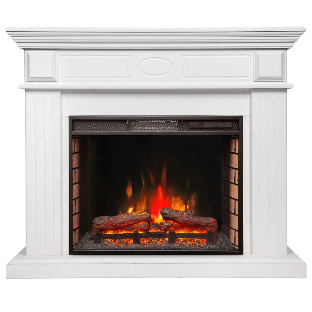 Фото Каминокомплект REALFLAME LEDA 25'5 WT + SPARTA 25.5 цвет Белый матовый Фото Каминокомплект REALFLAME LEDA 25'5 WT + SPARTA 25.5 цвет Белый матовый