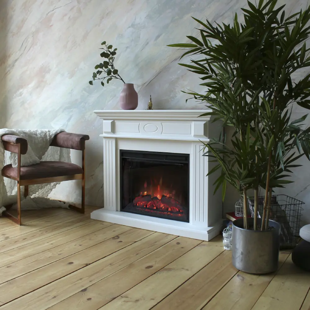 Фото 4 Каминокомплект REALFLAME LEDA 25'5 WT + SPARTA 25.5 цвет Белый матовый Фото 4 Каминокомплект REALFLAME LEDA 25'5 WT + SPARTA 25.5 цвет Белый матовый