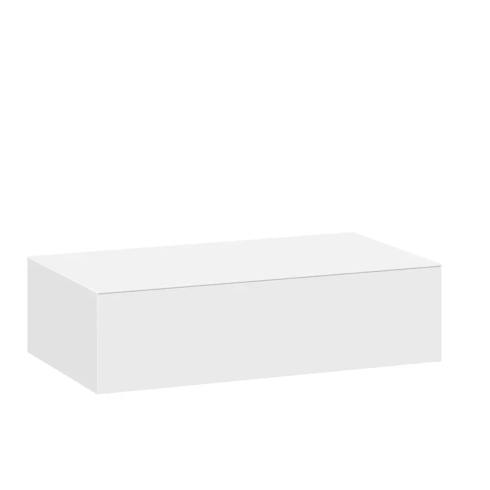 Фото 4 Туалетный столик Трия Глосс 80x21x44.60 см цвет белый Фото 4 Туалетный столик Трия Глосс 80x21x44.60 см цвет белый