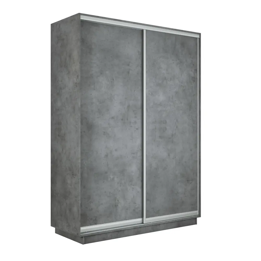 Фото 3 Шкаф-купе Мебельная компания е1 WEET_180_BT 220x180x60 см ЛДСП 9 полок цвет бетон Фото 3 Шкаф-купе Мебельная компания е1 WEET_180_BT 220x180x60 см ЛДСП 9 полок цвет бетон