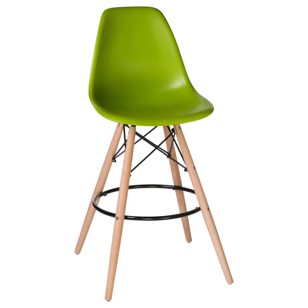 Фото Барный стул Dobrin DSW Bar LMZL 56x108x56 см полипропилен цвет салатовый Фото Барный стул Dobrin DSW Bar LMZL 56x108x56 см полипропилен цвет салатовый
