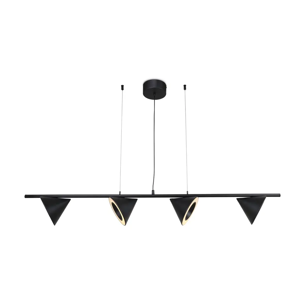 Фото 2 Светильник подвесной светодиодный Freya Etro Fr6141pl-l28b 5 м² теплый белый (желтый) свет цвет черный Фото 2 Светильник подвесной светодиодный Freya Etro Fr6141pl-l28b 5 м² теплый белый (желтый) свет цвет черный