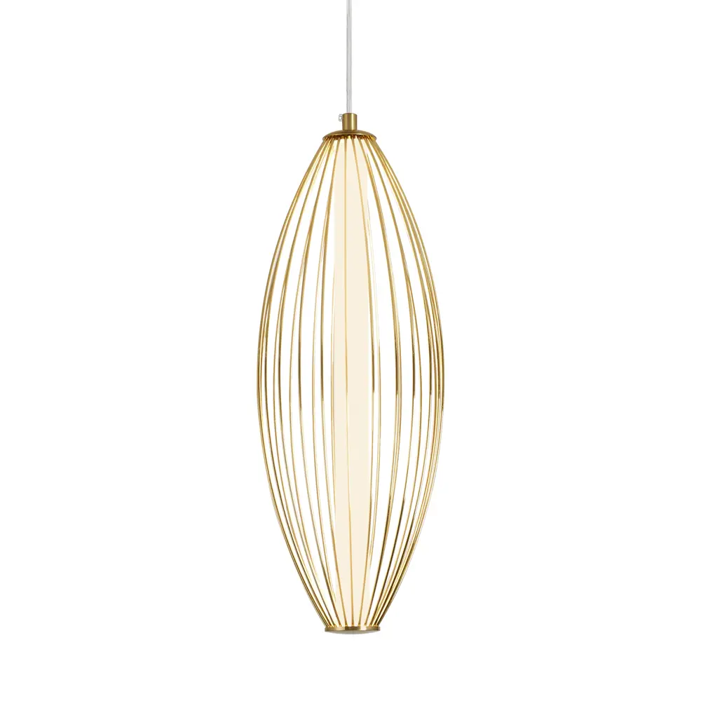Фото 3 Светильник подвесной светодиодный Freya Sabi Fr6131pl-l24bs 10 м² теплый белый (желтый) свет цвет латунь Фото 3 Светильник подвесной светодиодный Freya Sabi Fr6131pl-l24bs 10 м² теплый белый (желтый) свет цвет латунь