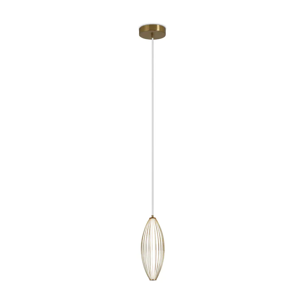 Фото Светильник подвесной светодиодный Freya Sabi Fr6131pl-l24bs 10 м² теплый белый (желтый) свет цвет латунь Фото Светильник подвесной светодиодный Freya Sabi Fr6131pl-l24bs 10 м² теплый белый (желтый) свет цвет латунь
