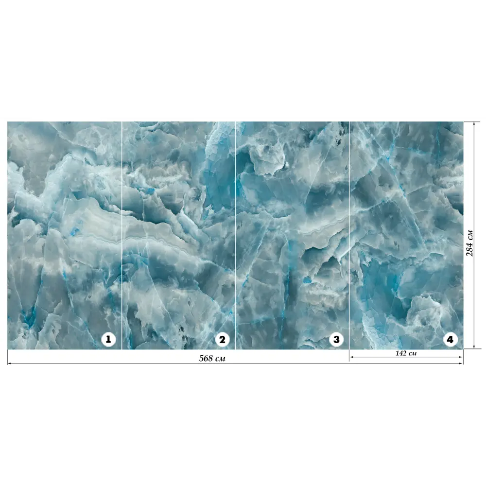 Фото 2 Гибкий мрамор Орнелло 142x284см 4.033м² Фото 2 Гибкий мрамор Орнелло 142x284см 4.033м²