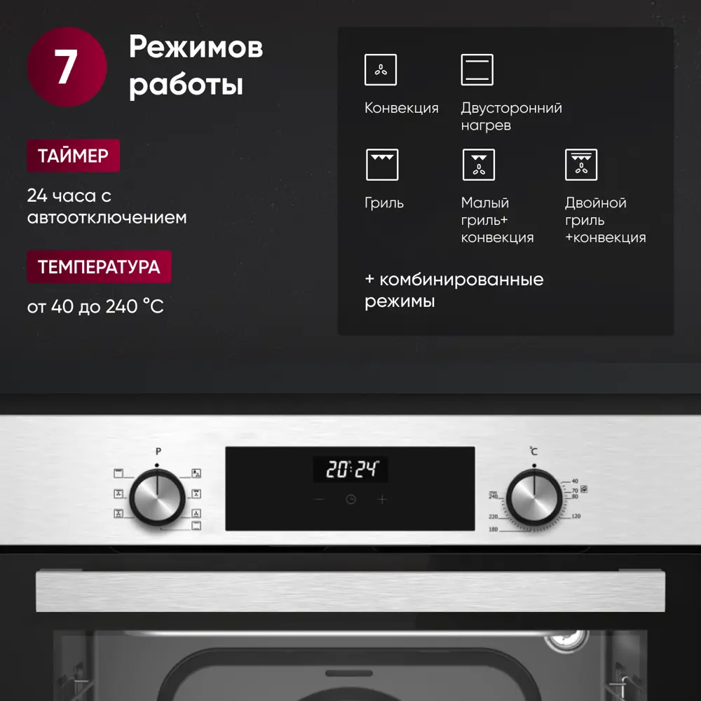 Фото 14 Комплект бытовой техники Gressel U66D68M14S00 см цвет черный Фото 14 Комплект бытовой техники Gressel U66D68M14S00 см цвет черный