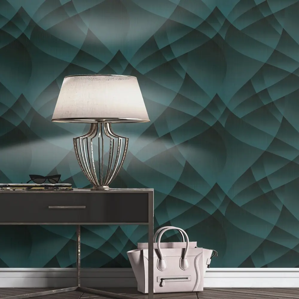 Фото 2 Обои флизелиновые Erismann Fashion for Walls 4 ER12184-18 1.06x10.05 м, бирюзовый