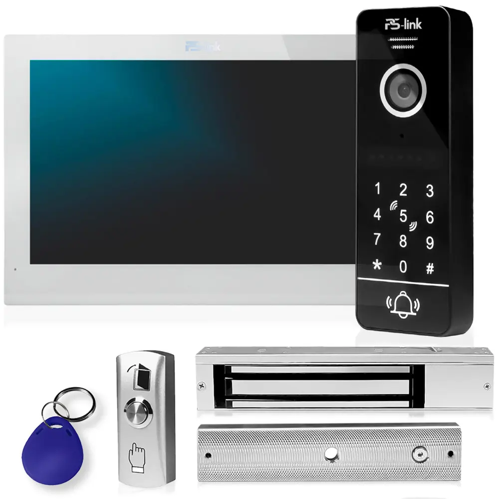 Фото Комплект Wi Fi видеодомофона Ps-link KIT-1327WB-35 6251 10" цвет серебристый Фото Комплект Wi Fi видеодомофона Ps-link KIT-1327WB-35 6251 10" цвет серебристый
