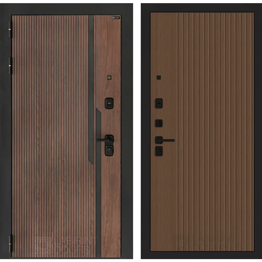 Фото Входная дверь Labirintdoors Кармина левый 205x88см цвет орех американский с патиной/дуб кантри темный с панелью П29 Фото Входная дверь Labirintdoors Кармина левый 205x88см цвет орех американский с патиной/дуб кантри темный с панелью П29