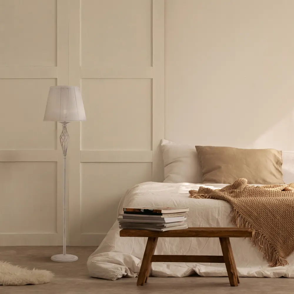 Фото 3 Торшер Maytoni Grace ARM247-11-G цвет белый