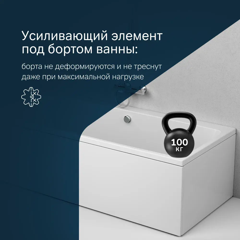 Фото 12 Ванная акриловая Am.pm Func 180x80 комплект 3 в 1, ванна, каркас и слив-перелив хром, декоративная заглушка слива Фото 12 Ванная акриловая Am.pm Func 180x80 комплект 3 в 1, ванна, каркас и слив-перелив хром, декоративная заглушка слива