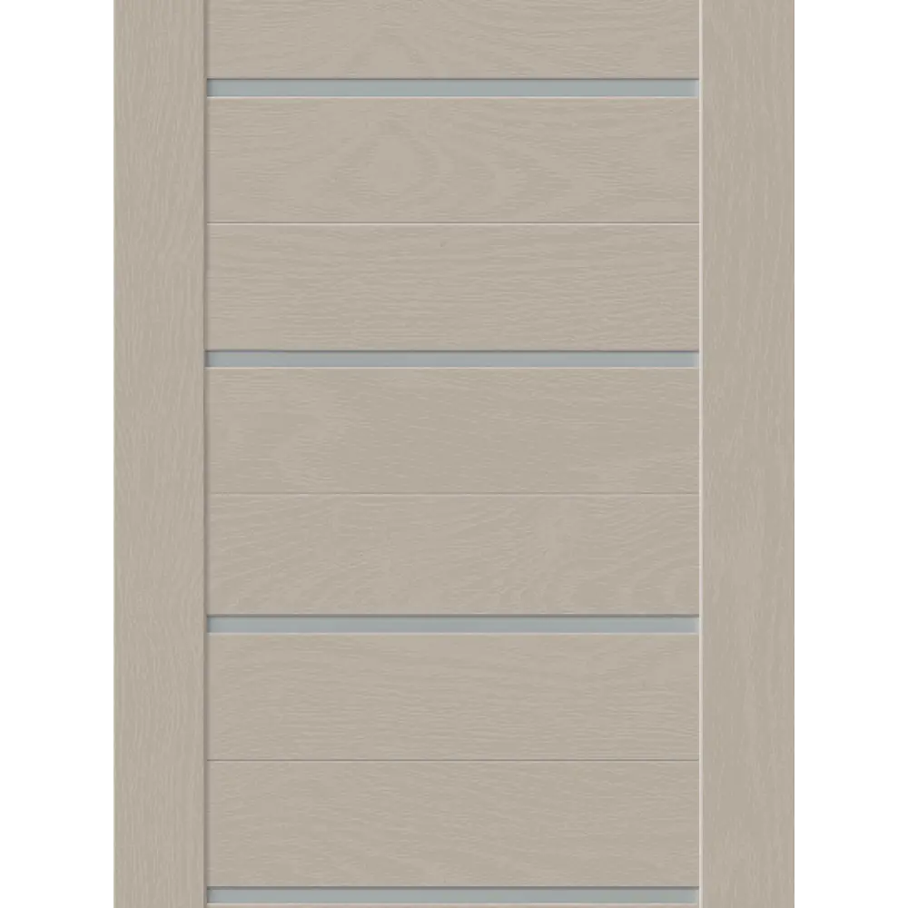 Фото 4 Комплект межкомнатной двери Velldoris Xline остеклённая 200x90см ПВХ цвет темно-серый текстурированный с коробом и наличниками