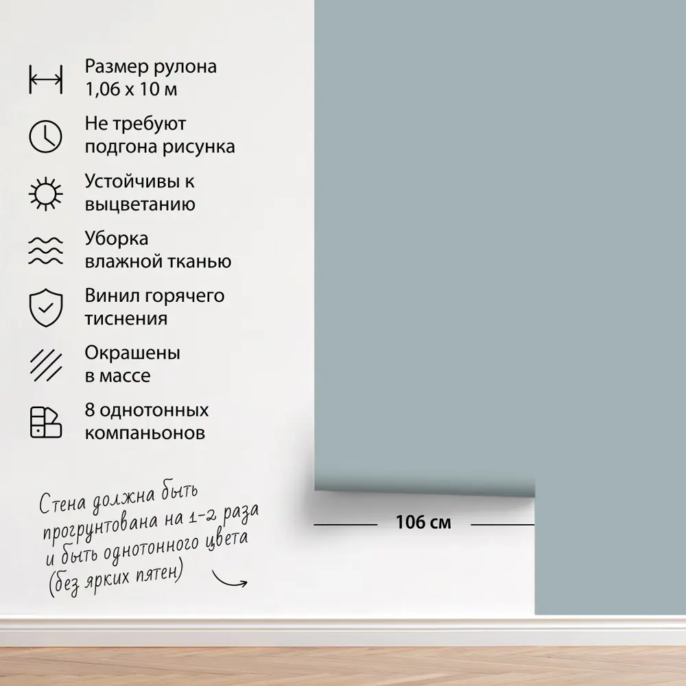 Фото 6 Обои флизелиновые Moda interio 1.06 м цвет голубой 40125-03 Фото 6 Обои флизелиновые Moda interio 1.06 м цвет голубой 40125-03