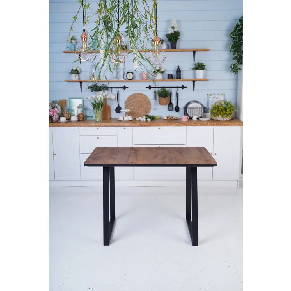 Фото 3 Кухонный стол прямоугольный Frenesie Столхьюстонтаксус 110x75 см пластик, лдсп цвет таксус