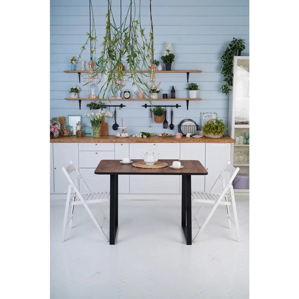 Фото 8 Кухонный стол прямоугольный Frenesie Столхьюстонтаксус 110x75 см пластик, лдсп цвет таксус